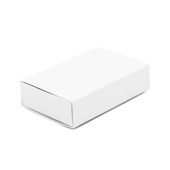 White Matchbox Type Gift Box from Cardboard