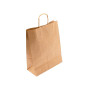 Brown Eco Paper Bag with Twist Paper Handles Brown Eco Paper Bag with Twist Paper Handles