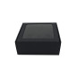 Black Large Square Gift Box with Clear Window