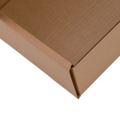 Quick-close Shipping Box made of 3 mm Corrugated Cardboard