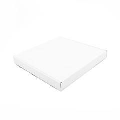 White Square Gift Box of Very Small Height