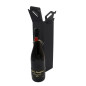 Vertical Black Bottle Gift Carton Box with Handle