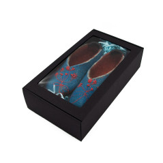 Extended Black Gift Box with Clear Window for Fancy Gifts Packaging