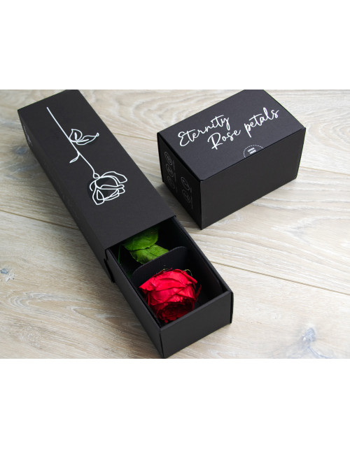 Box for Stabilized Roses with an Insert