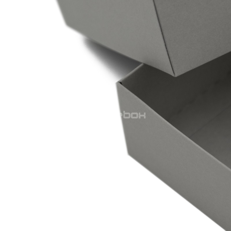 Grey Two Piece Cardboard Gift Box