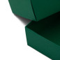 Dark Green Two Piece Cardboard Gift Box with Window