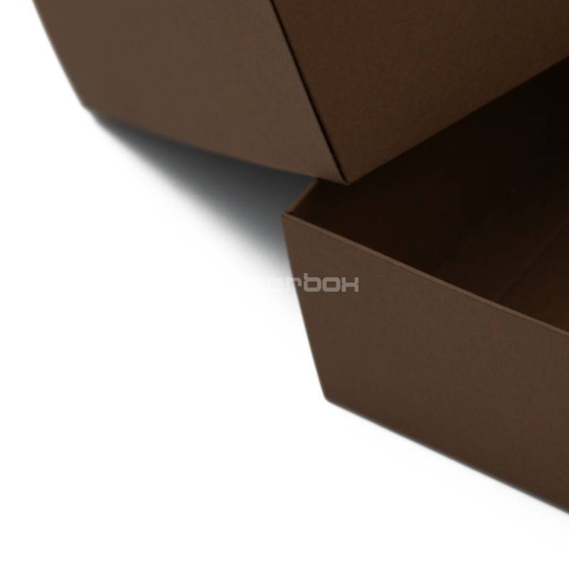 Dark Brown Two Piece Cardboard Gift Box