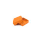 Small Square Orange Cardboard Gift Box