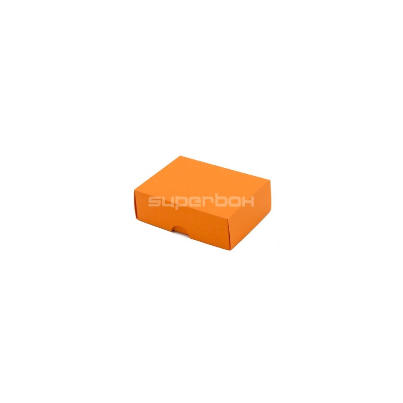 Orange 2-PC Small Rectangle Gift Box from Cardboard