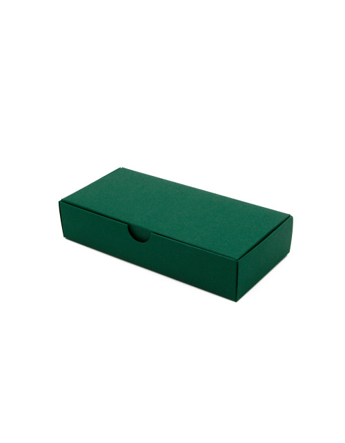 Elongated Gift Box from Dark Green Decorative Cardboard