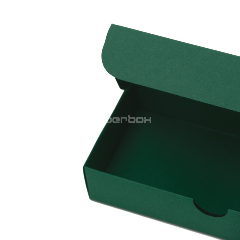 Small Gift Box from Dark Green Decorative Cardboard