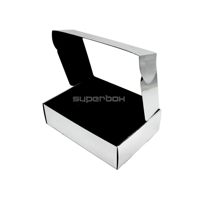 Mirror Box of Silver Color A4 Format with PVC Window