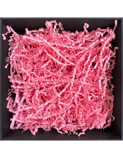 Tugevalt roosat värvi hakitud paber - 4 mm, 1 kg