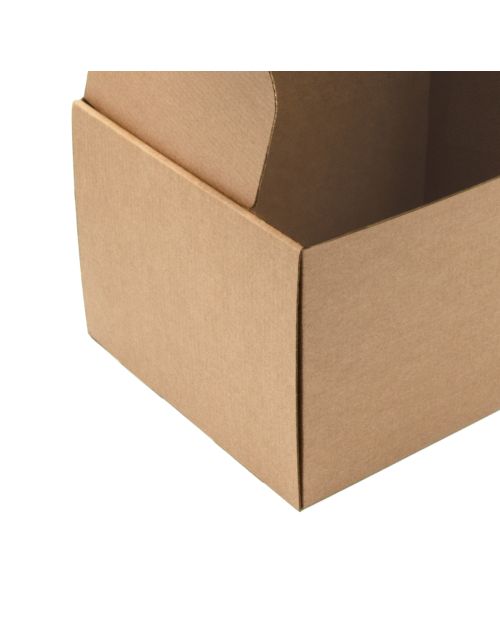 Прямоугольная упаковочная коробка, быстро закрывающаяся, из микрогофрированного картона