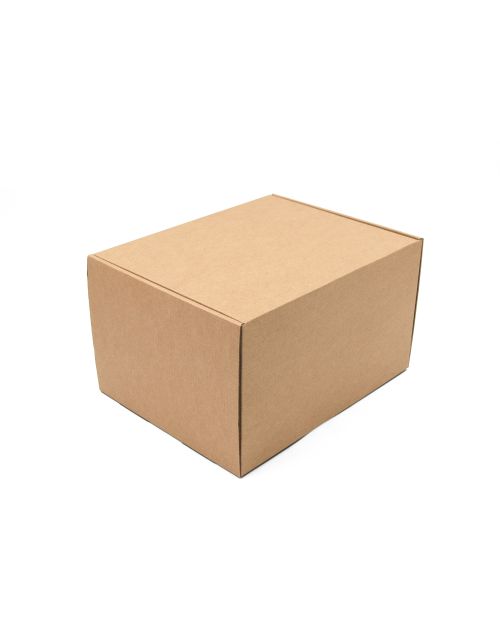 Прямоугольная упаковочная коробка, быстро закрывающаяся, из микрогофрированного картона