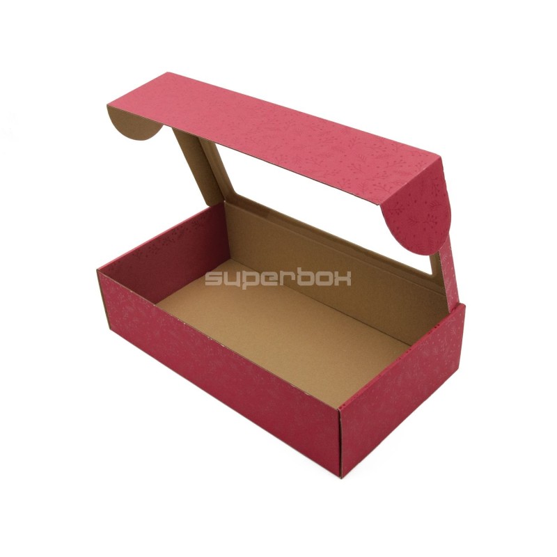 Extended Raspberry PREMIUM Gift Box with Clear Window