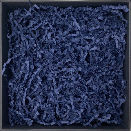 Rigid Dark Blue Shredded Paper - 4 mm, 1 kg