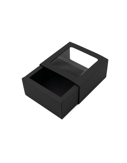 Black Box with a Sleeve for Packing One Jar
