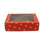 Red A4 Format Gift Box SNOWFLAKES