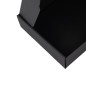 Black Quick-closing 5 cm High Box with PVC Window