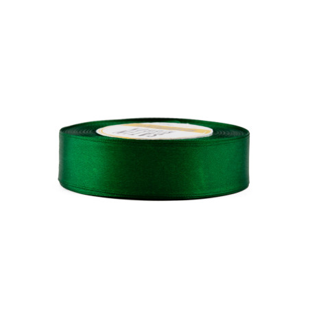 Decorative Dark Green Satin Ribbon | 25mm Wide, 32m Long | Superbox