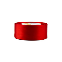 Vibrant Red Satin Ribbon | 38 mm Wide, 32 m Long | Superbox