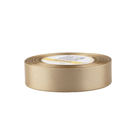 Chic Gold Satin Ribbon | 25mm Wide, 32m Long | Superbox