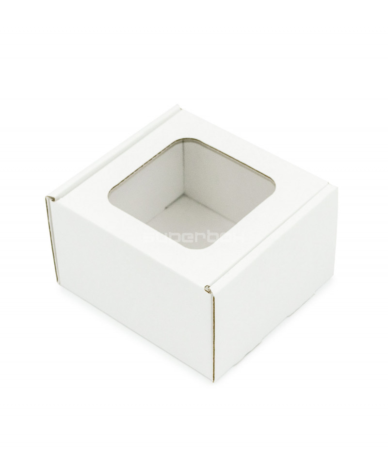 Mini Cube Box with Clear Window Closed