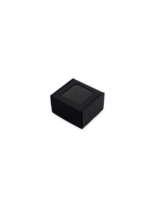 Musta värvi mini kuubik kinkekarp