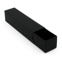 Black Small Oblong Slide Box Closed