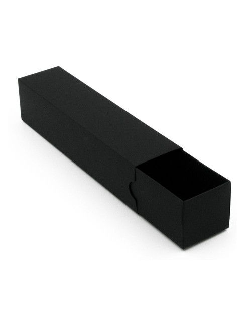 Продолговатая коробочка-слайдер черного цвета