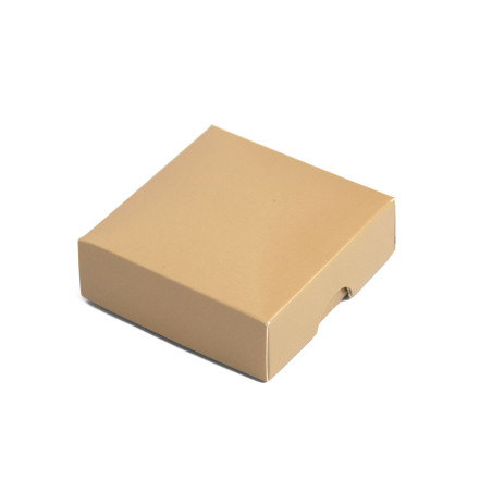 Small Square Sand Colored Cardboard Box | 65x65x20 мм | Superbox