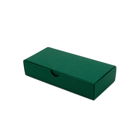 Elongated Gift Box from Dark Green Decorative Cardboard