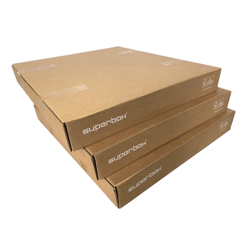 Sustainable SUPERBOX Cardboard Boxes for Shipping SUPERBOX packs shipments in recyclable cardboard boxes made from responsibly grown forests – a sustainable, safe, and eco-friendly alternative to plastic.